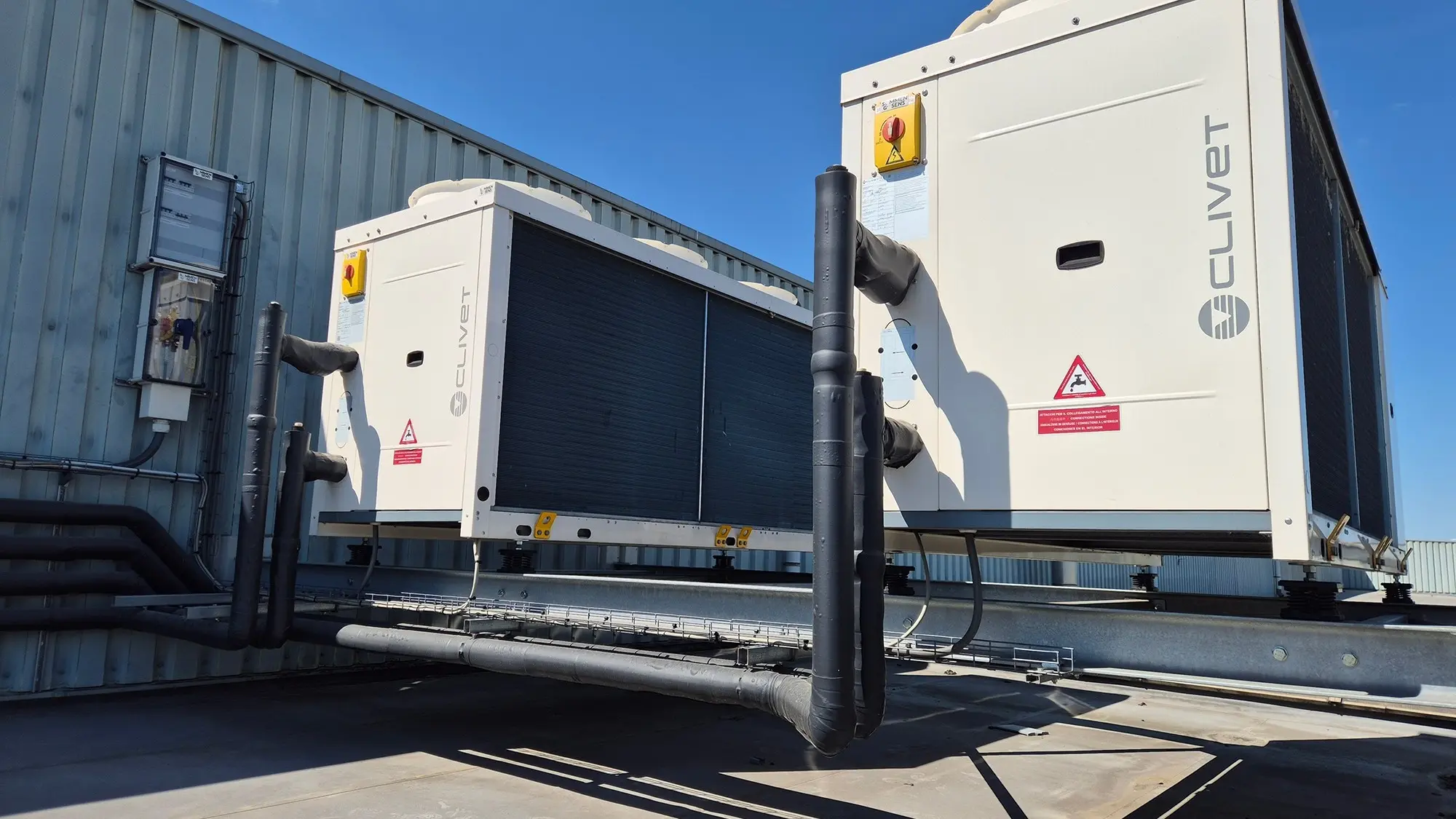 Industriële warmtepomp van Clivet